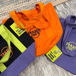 Set of Trader Joe's HalloweenTote Bags